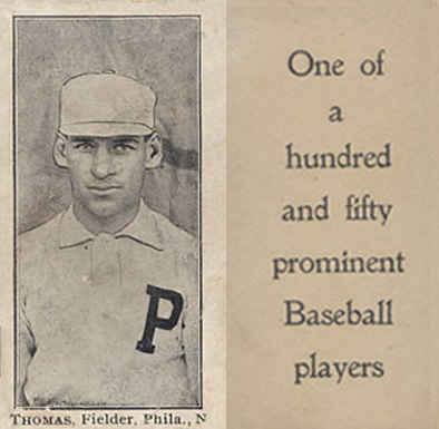 1903 Breisch-Williams (Type 1) !  Thomas, Fielder, Phila., N #143 Baseball Card