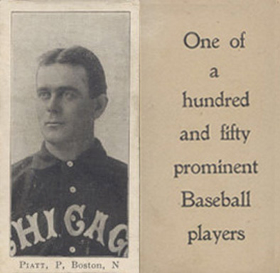 1903 Breisch-Williams (Type 1) !  Piatt, P., Boston, N #118 Baseball Card