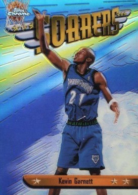 1998 Topps Chrome Season's Best Kevin Garnett #SB12 Basketball Card
