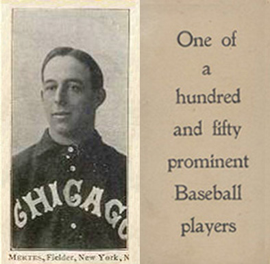 1903 Breisch-Williams (Type 1) !  Mertes, Fielder, New York, N #106 Baseball Card