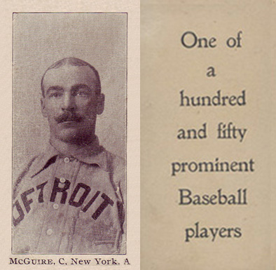 1903 Breisch-Williams (Type 1) !  McGuire, C. New York. A. #104 Baseball Card