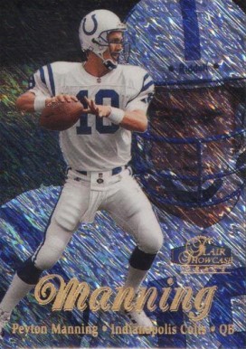 1998 Flair Showcase  Peyton Manning #3 Football Card
