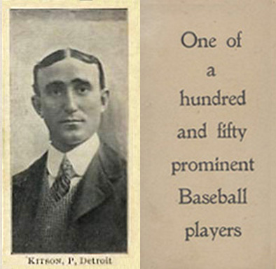 1903 Breisch-Williams (Type 1) !  Kitson, P., Detroit #83 Baseball Card
