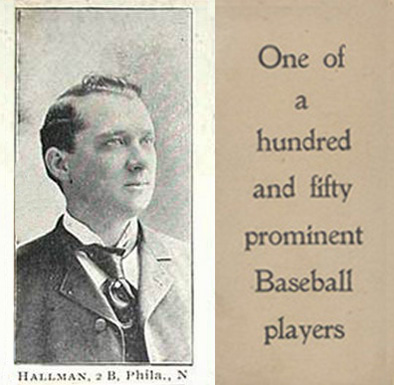 1903 Breisch-Williams (Type 1) !  Hallman, 2B, Phila., N #64 Baseball Card