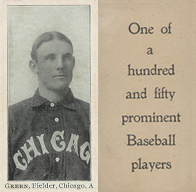 1903 Breisch-Williams (Type 1) !  Green, Fielder, Chicago, A #62 Baseball Card