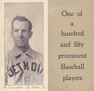 1903 Breisch-Williams (Type 1) !  W Gleason, 2B, Phila., N #60 Baseball Card