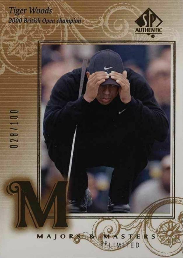 2002 SP Authentic Golf Tiger Woods #139 Golf Card