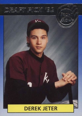 1992 Front Row Draft Pick Derek Jeter #55 Baseball Card