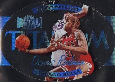 1997 Metal Universe Titanium Dennis Rodman #10 Basketball Card