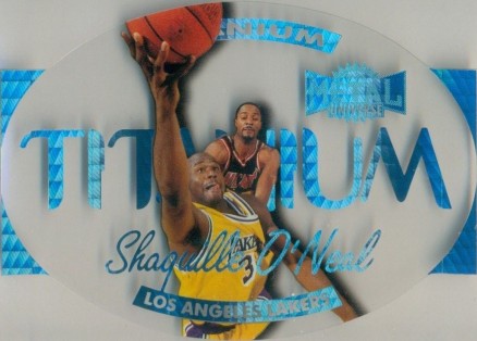 1997 Metal Universe Titanium Shaquille O'Neal #4 Basketball Card