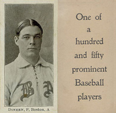 1903 Breisch-Williams (Type 1) !  Dineen, P., Boston, A #38 Baseball Card