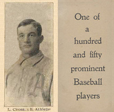 1903 Breisch-Williams (Type 1) !  L Cross, 3B, Athletics #27 Baseball Card