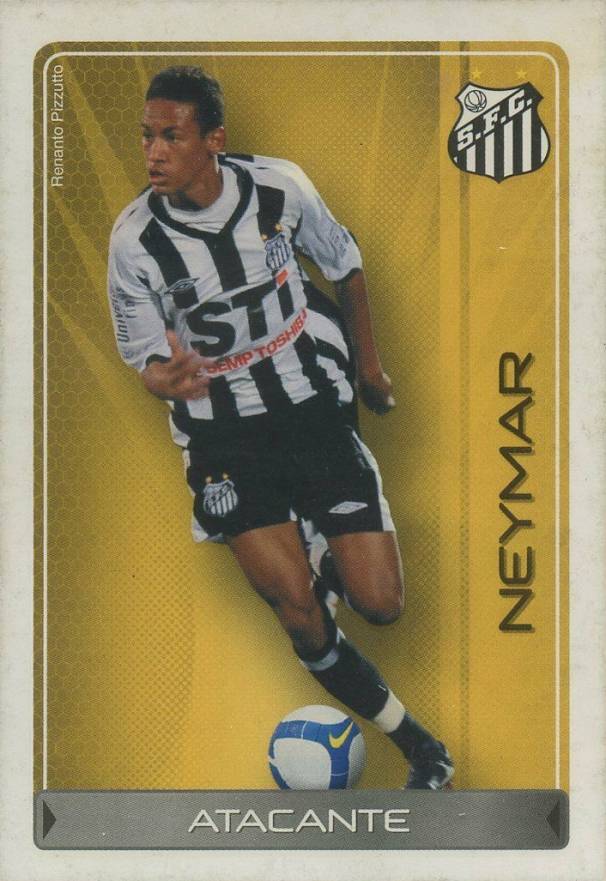 2009 Abril Gol Cards Neymar Jr. #155 Soccer Card