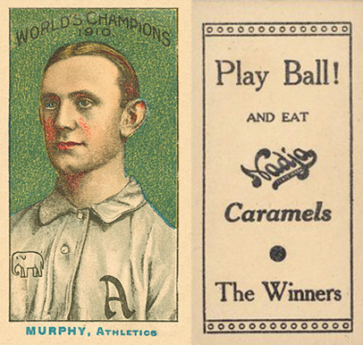 1910 Nadja Caramels (Athletics) Murphy, Athletics #28 Baseball Card