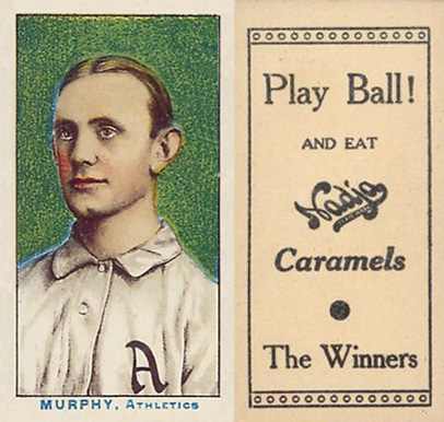 1910 Nadja Caramels (Athletics) Murphy, Athletics #27 Baseball Card