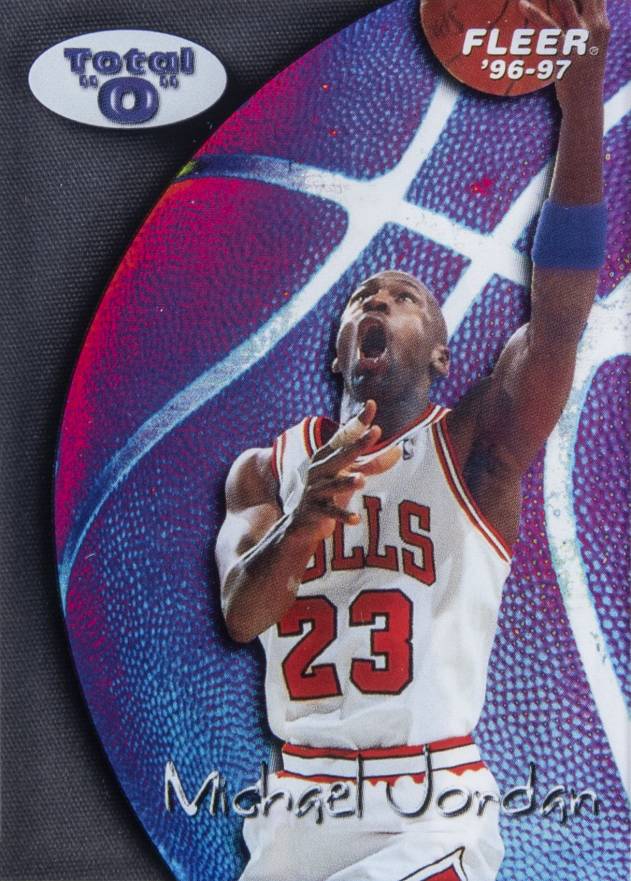 1996 Fleer Total O Michael Jordan #4 Basketball Card