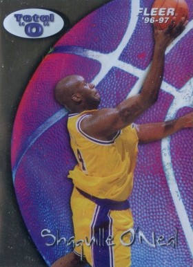 1996 Fleer Total O Shaquille O'Neal #9 Basketball Card