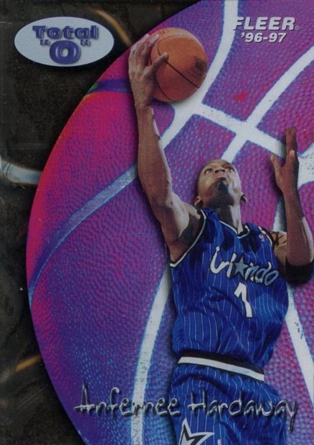 1996 Fleer Total O Anfernee Hardaway #1 Basketball Card