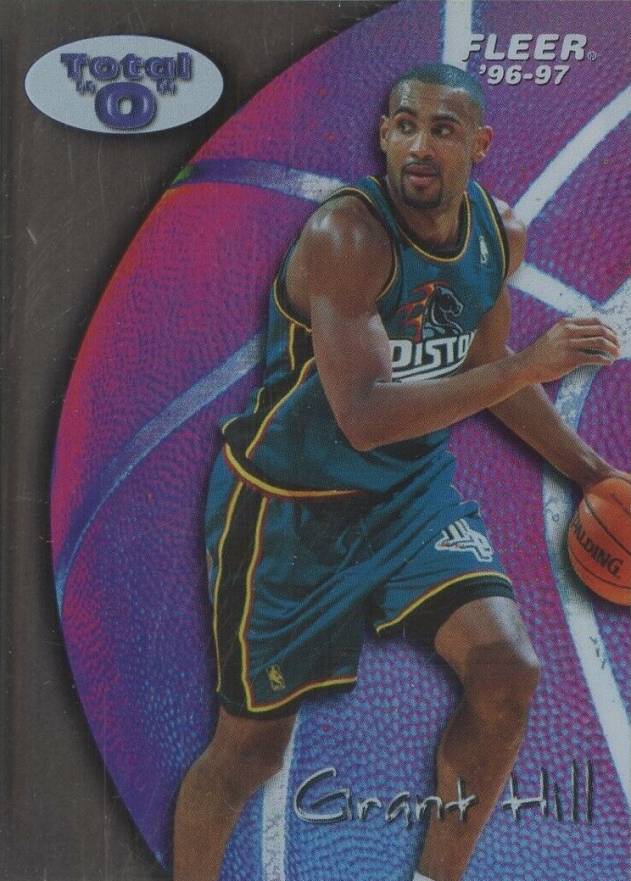 1996 Fleer Total O Grant Hill #2 Basketball Card