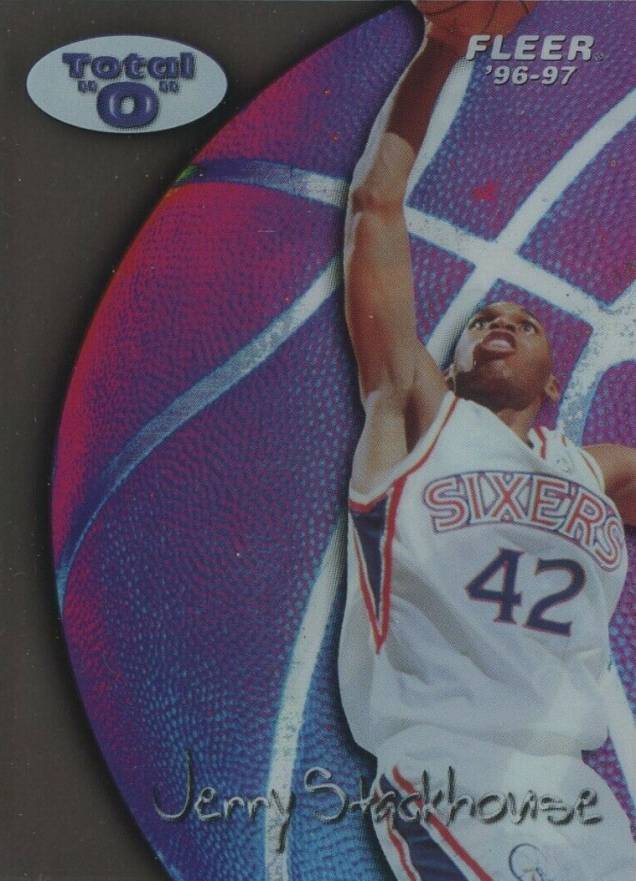 1996 Fleer Total O Jerry Stackhouse #10 Basketball Card