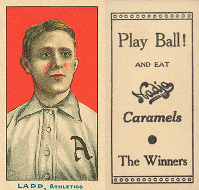 1910 Nadja Philadelphia Athletics Lapp, Athletics # Baseball Card