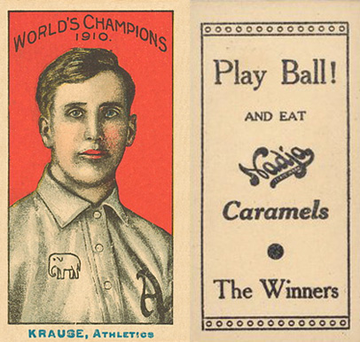 1910 Nadja Philadelphia Athletics Krause, Athletics # Baseball Card