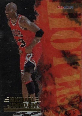 1996 Hoops Hot List Michael Jordan #8 Basketball Card