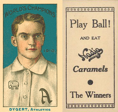 1910 Nadja Philadelphia Athletics Dygert, Athletics # Baseball Card