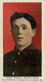 1910 Williams Caramel John Ewing, Pitcher, Phila. # Baseball Card