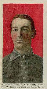 1910 Williams Caramel William Donovan, Pitcher, Detroit # Baseball Card