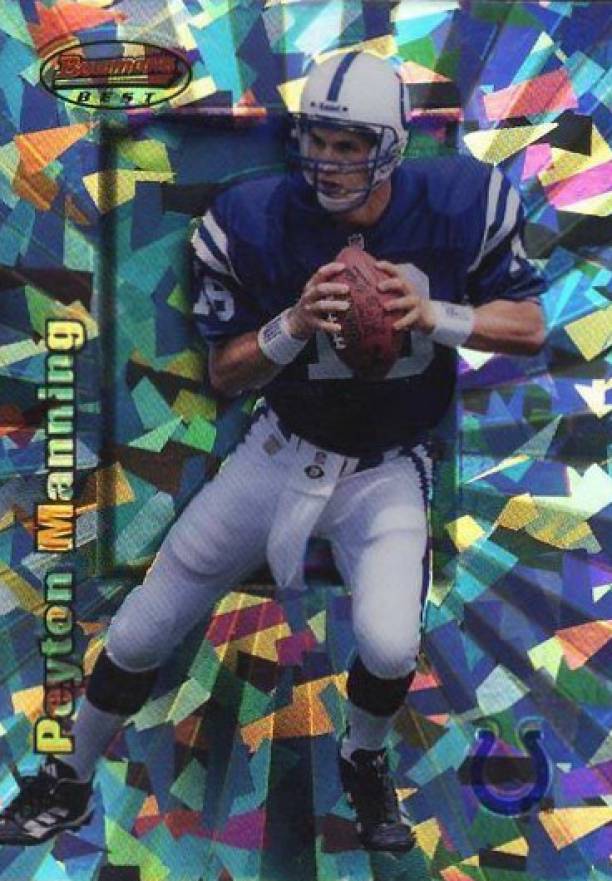 1998 Bowman's Best Peyton Manning #112 Football Card