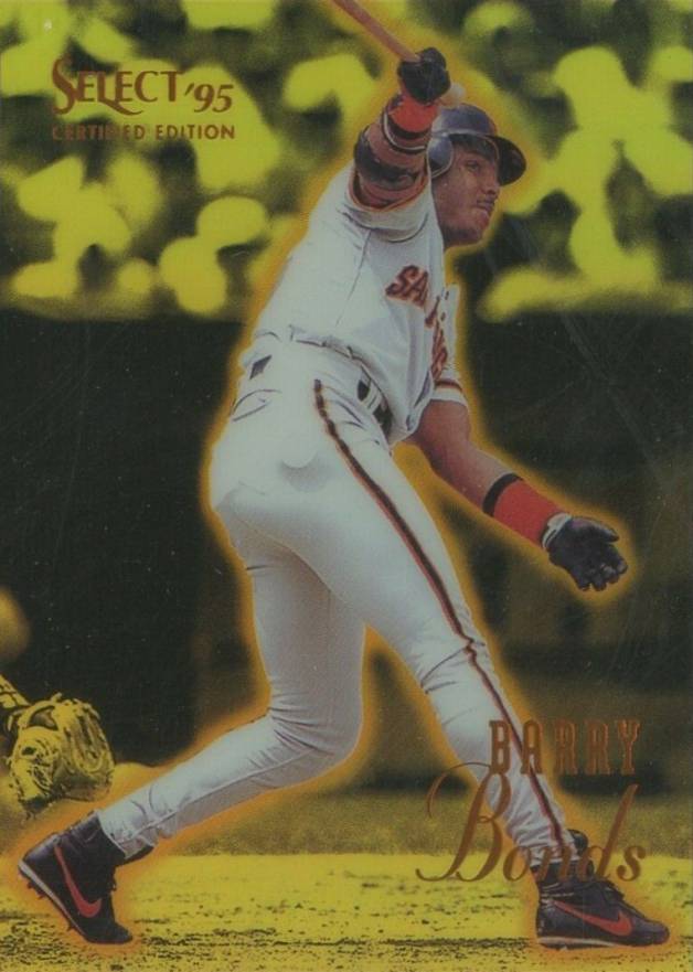1995 Select Certified Barry Bonds #1 Baseball Card