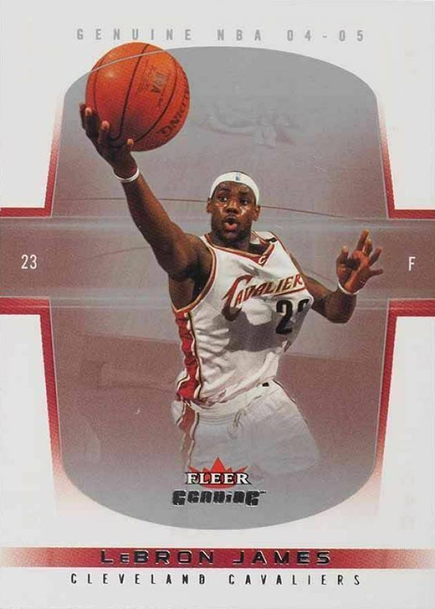 2004 Fleer Genuine LeBron James #26 Basketball Card