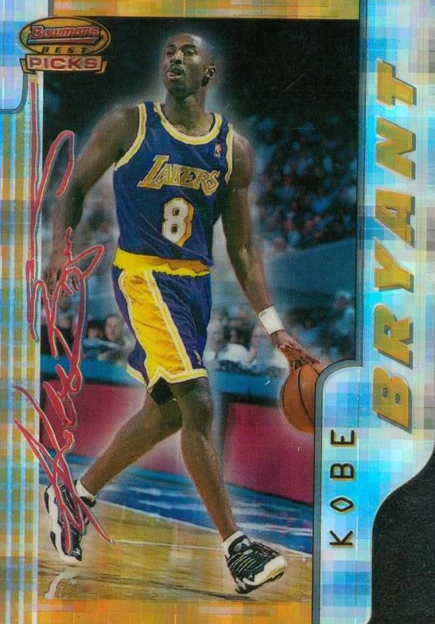 1996 Bowman's Best Picks Kobe Bryant #BP10 Basketball Card