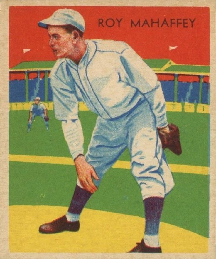 1934 Diamond Stars  Roy Mahaffey #10n Baseball Card