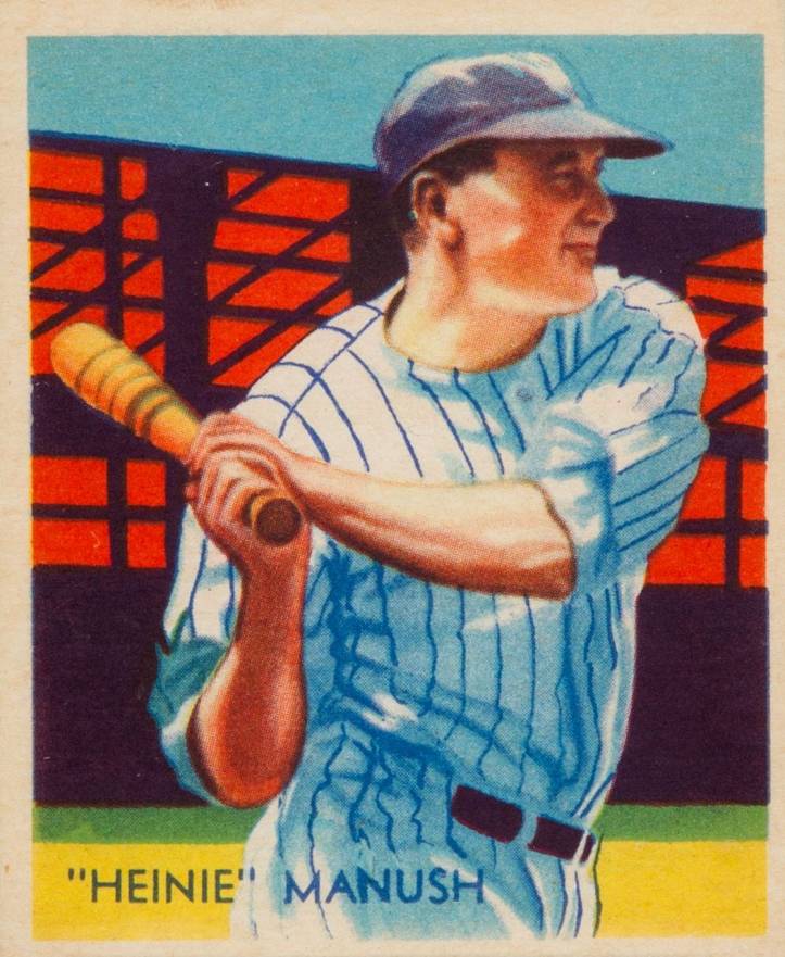 1934 Diamond Stars  Heinie Manush #30n Baseball Card