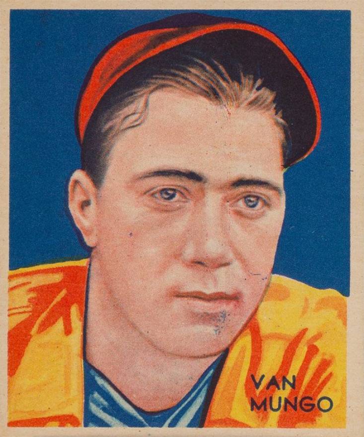 1934 Diamond Stars  Van Mungo #102 Baseball Card