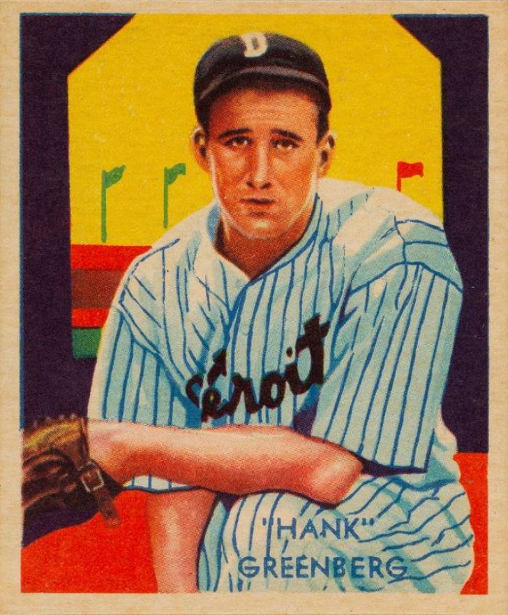 1934 Diamond Stars  Hank Greenberg #54c Baseball Card