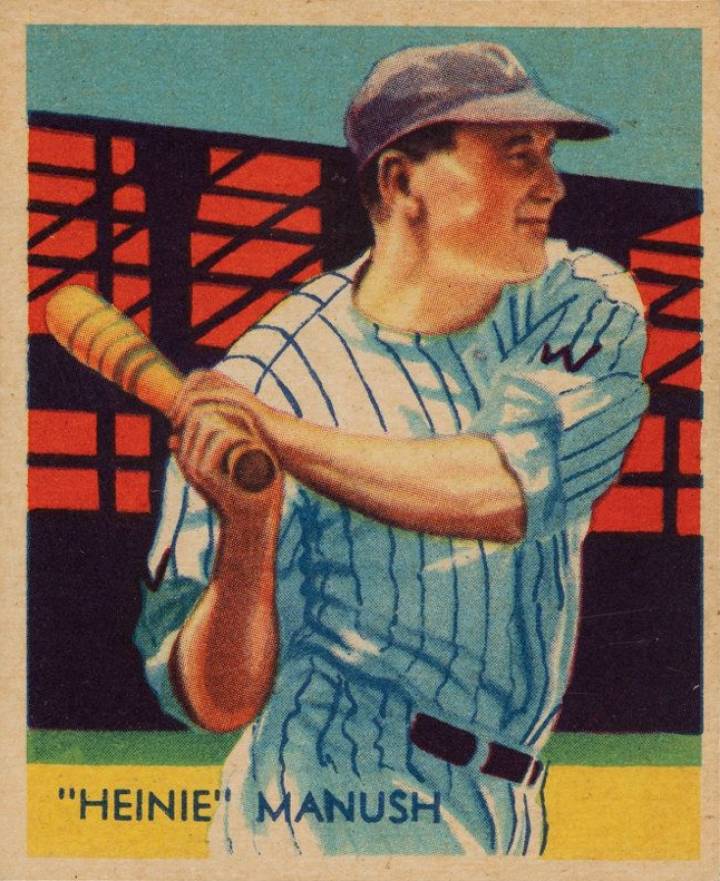 1934 Diamond Stars  Heinie Manush #30 Baseball Card
