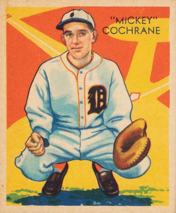 1934 Diamond Stars  Mickey Cochrane #9 Baseball Card