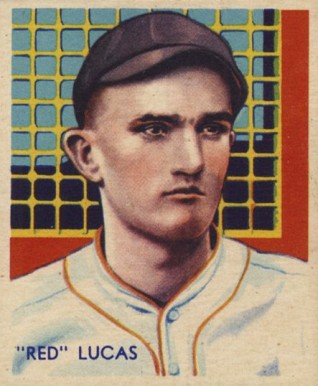 1934 Diamond Stars  Red Lucas #106 Baseball Card