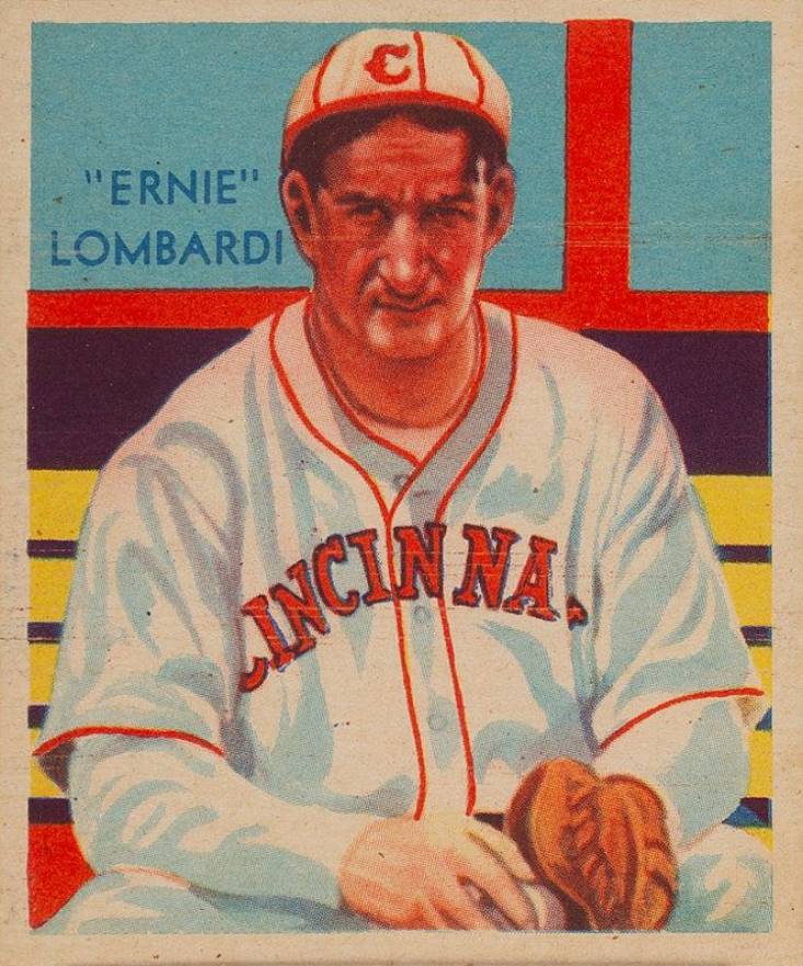 1934 Diamond Stars  Ernie Lombardi #105 Baseball Card