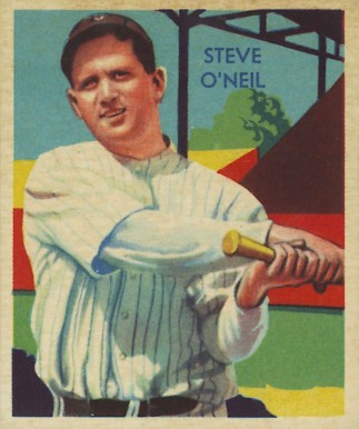 1934 Diamond Stars  Steve O'Neil #87 Baseball Card