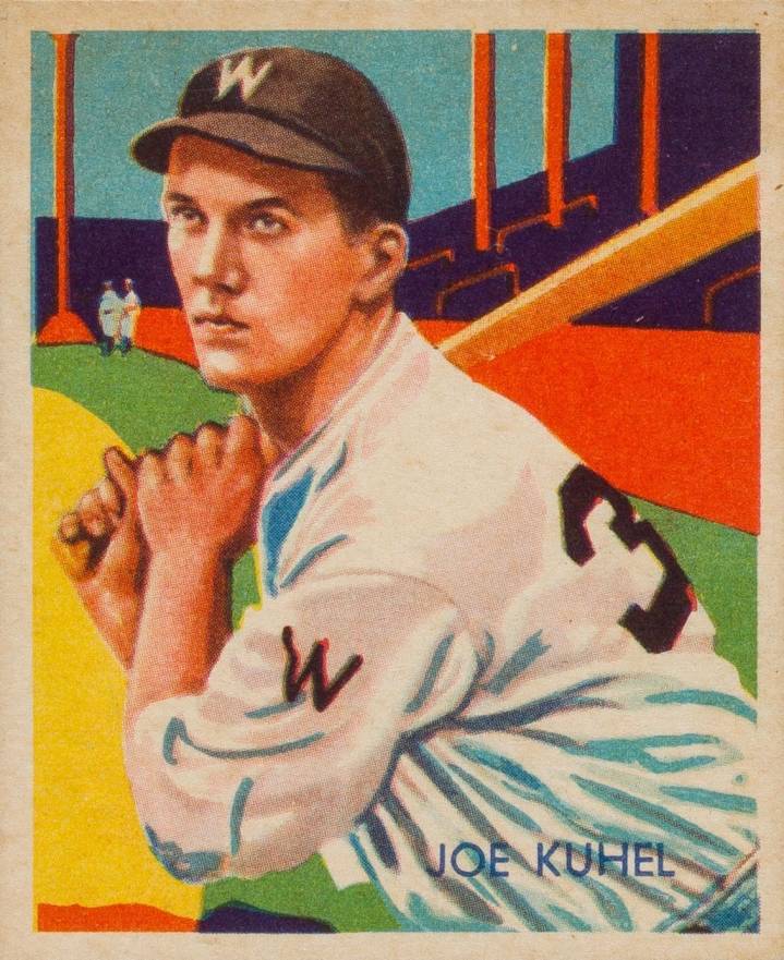 1934 Diamond Stars  Joe Kuhel #78 Baseball Card