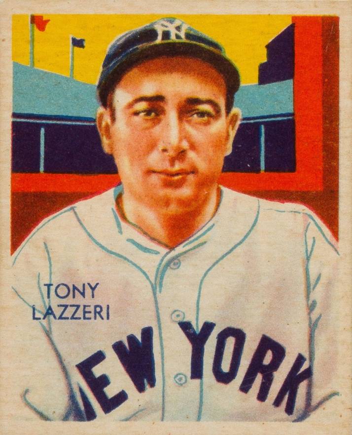 1934 Diamond Stars  Tony Lazzeri #74 Baseball Card