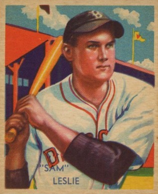 1934 Diamond Stars  Sam Leslie #68 Baseball Card