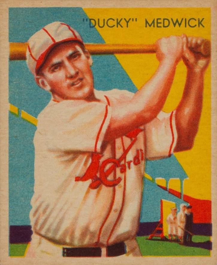 1934 Diamond Stars  Ducky Medwick #66 Baseball Card