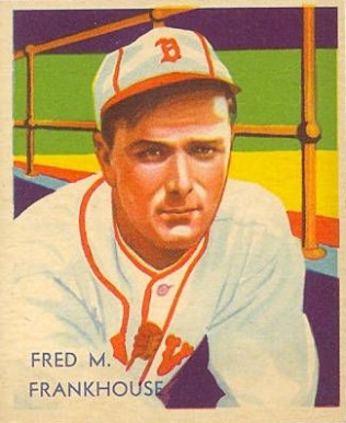 1934 Diamond Stars  Fred M. Frankhouse #62 Baseball Card