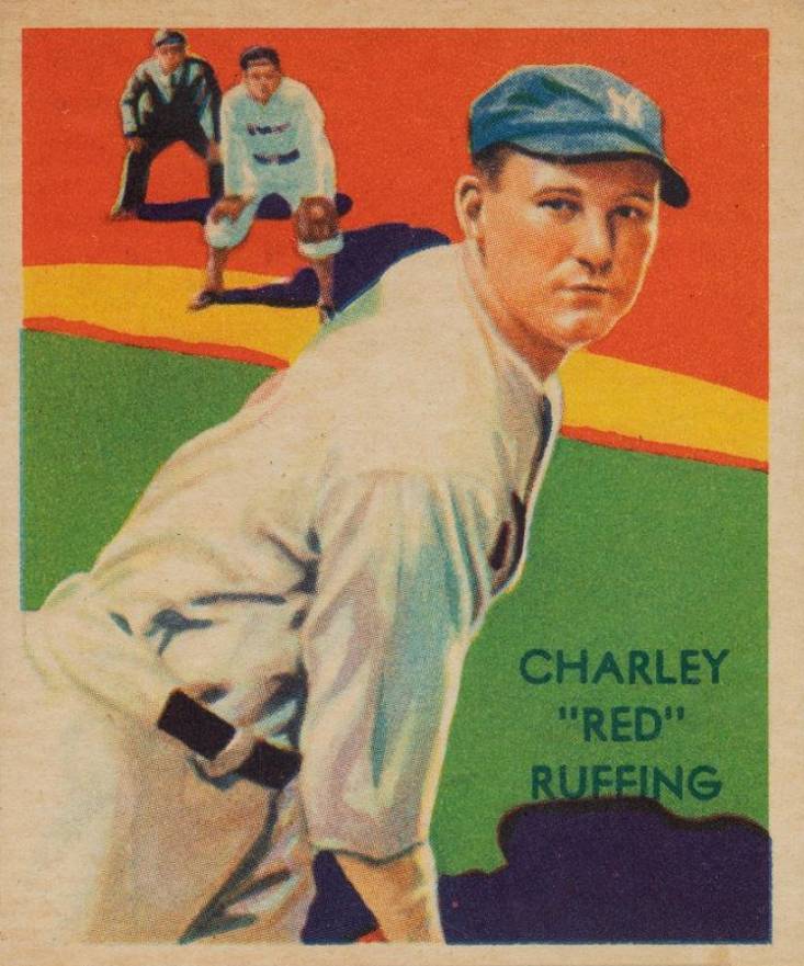 1934 Diamond Stars  Charley Ruffing #60 Baseball Card