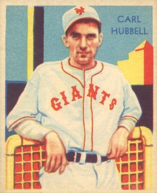 1934 Diamond Stars  Carl Hubbell #39 Baseball Card
